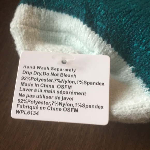 Free People Peacock Combo Cozy Socks - NWT - Picture 8 of 8